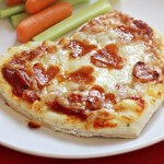 Mini Heart Pizzas