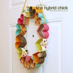 paper Heart Wreath
