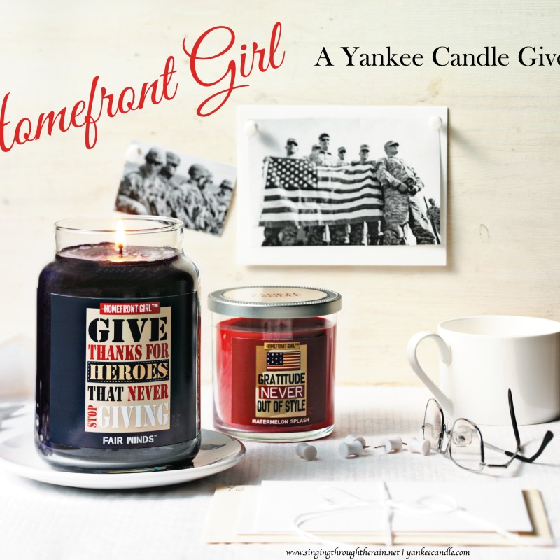 Homefront Girl A Yankee Candle Giveaway Singing through the Rain